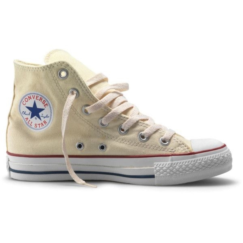 Creme High tip Converse All Stars